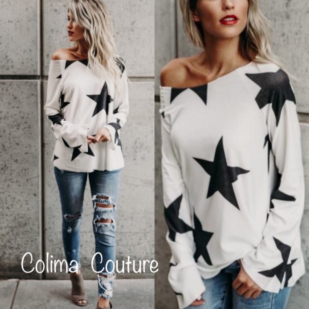 LAST ONE!!!! Lightweight Star Sweater - Picture 2 of 4